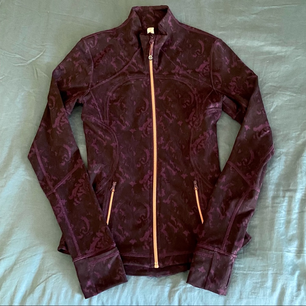 lululemon purple printed define jacket